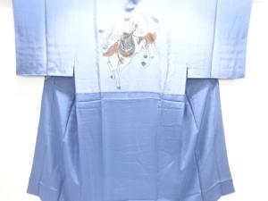 アンティーク　馬模様男物長襦袢